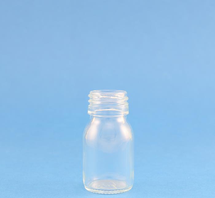 30ml Alpha Clear Glass Bottle 28mm Neck
